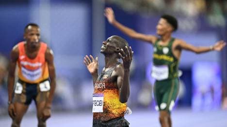 Joshua Cheptegei holt Gold für Uganda 