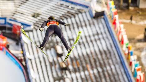 Karl Geiger beim Weltcup in Willingen