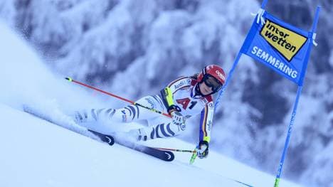 Lena Dürr beim Riesenslalom in Semmering