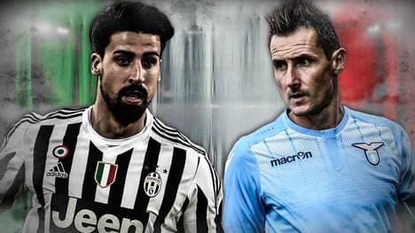 Sami Khedira und Miroslav Klose