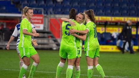 Der VfL Wolfsburg erreichte im DFB-Pokal der Frauen das Achtelfinale