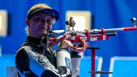 Zufrieden: Goldgewinnerin Nele Stark