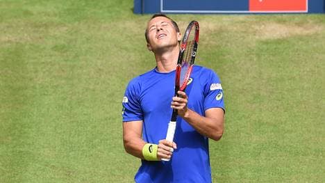 Philipp Kohlschreiber trat zu seinem Viertelfinale in Halle nicht an