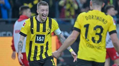 Marco Reus trifft gegen den FC zum 3:0