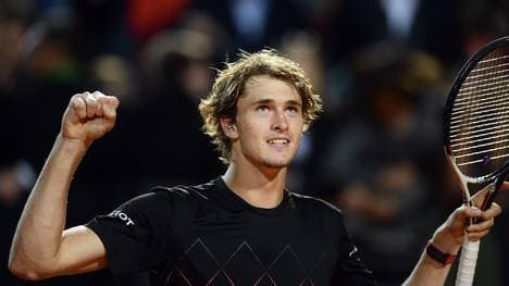 Alexander Zverev gewann sein 13. Spiel auf Sand in Serie