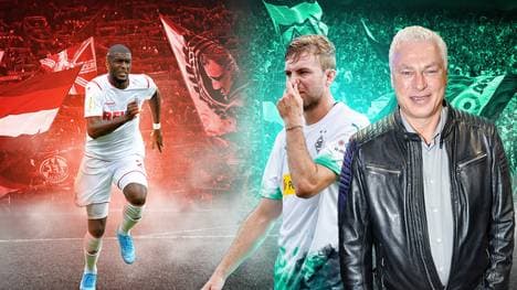 Bundesliga-Legende Toni Polster (r.) blickt auf das Rheinische Derby 1. FC Köln gegen Borussia Mönchengladbach voraus