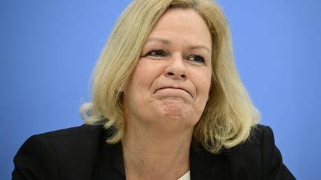 Bundesinnenministerin Nancy Faeser