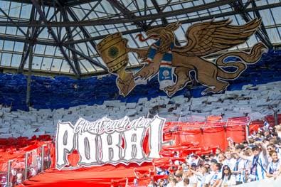 Drittliga-Fans sorgen für spektakuläre Pokal-Kulisse