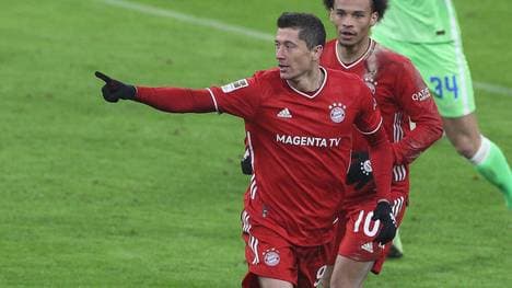 Robert Lewandowski und der FC Bayern spielen zum Abschluss der Hinrunde gegen den VfL Wolfsburg