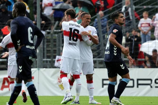 VfB siegt nach Unwetter