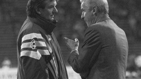 50 Spiele Co-Trainer von Trappatoni: Egon Coordes (l.).