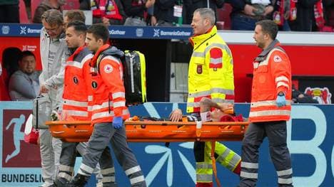 Alejandro Grimaldo musste blutend abtransportiert werden