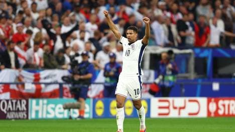 Jude Bellingham freute sich gegen Serbien über sein erstes EM-Tor