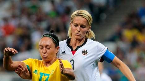 Saskia Bartusiak (rechts) beendet im Sommer ihre Karriere