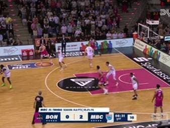 Spiel Highlights zu Telekom Baskets Bonn - SYNTAINICS MBC