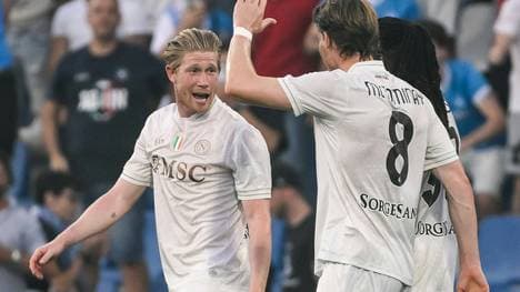 De Bruyne bejubelt seinen Treffer zum 2:0