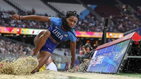 Quanesha Burks hat sich für Olympia qualifiziert