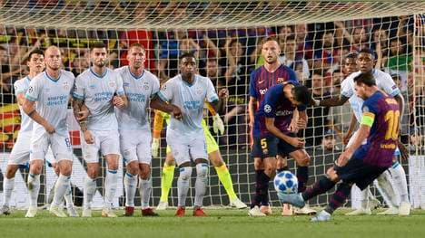 Lionel Messi brachte den FC Barcelona mit einem Traumtor in Führung