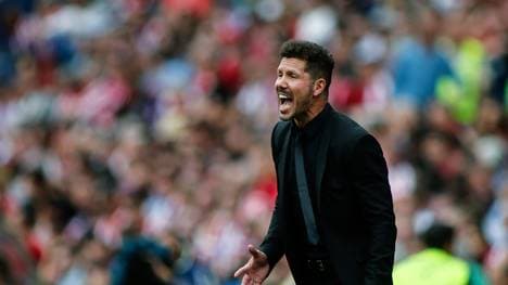 Diego Simeone muss in der kommenden Saison auf neue Spieler verzichten
