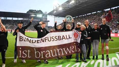 Der Meister wird am Millerntor beim Bundesliga-Spiel gegen Leipzig gefeiert