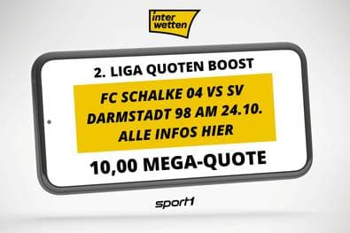 Schalke vs. Darmstadt: Die Mega-Quote zum Derby! 10,0 auf S04-Sieg + 100€ Bonus