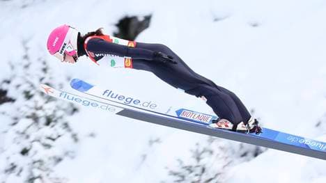 Nathalie Armbruster ist in der Nordischen Kombination auf dem Weg nach oben