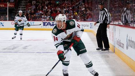 Justin Fontaine stand für die Minnesota Wild in der NHL auf dem Eis