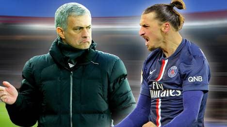 Jose Mourinho und Zlatan Ibrahimovic