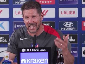 Atletico-Trainer Diego Simeone glaubt, dass sein Amtskollege Pep Guardiola nach seinem Rücktritt bei Manchester City schon bald wieder in das Fußballgeschäft zurückkehren wird.