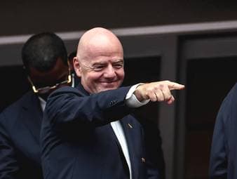 Fußball verraten? Infantino scherzt nur