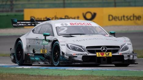 Gary Paffett wehrte den Angriff von Rene Rast ab