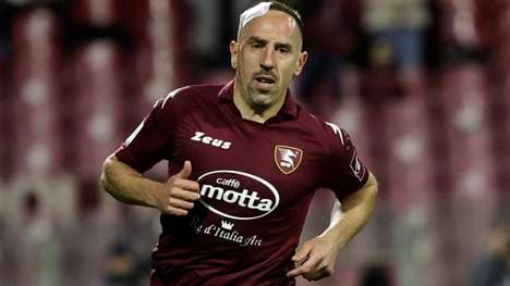 Franck Ribéry im Trikot von Salernitana
