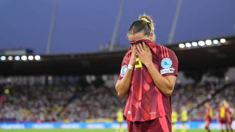 Carlotta Wamser muss mit Rot vom Platz