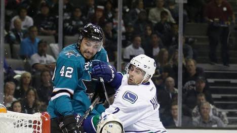 Matt Pelech Vancouver Canucks v San Jose Sharks