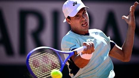 Daniel Altmaier in seinem Achtelfinal-Match