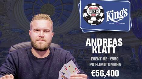 Andreas Klatt sicherte sich sein erstes WSOP-Bracelet