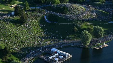 Bei der Eröffnung der European Championships in München herrschte großer Andrang