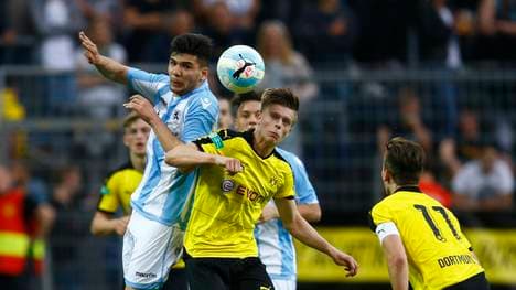 Borussia Dortmund U19 v 1860 Muenchen U19 - German U19 Championship Semi Final First Leg