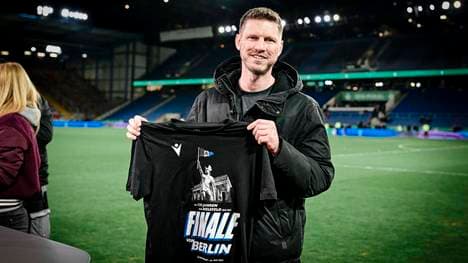 Fabian Klos ist eine Vereinslegende bei Arminia Bielefeld 