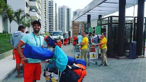 Hannes Aigner startet für das deutsche Kanu-Slalom-Team