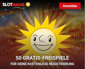 50 kostenlose Freispiele bei Slotmagie