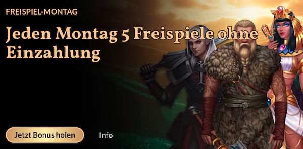 Jeden Montag Freispiele bei Jackpotpiraten