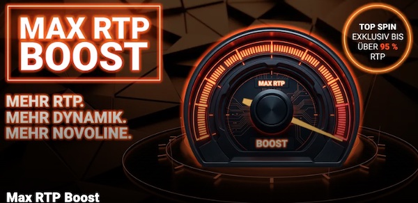 RTP-Boost bei Novoline