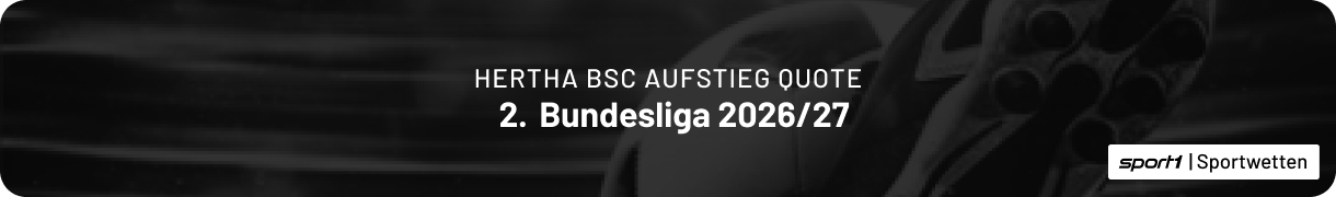 Hertha BSC Aufstieg Quote 2026/27