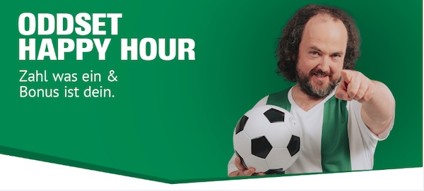 20% Bonus bei der ODDSET Happy Hour