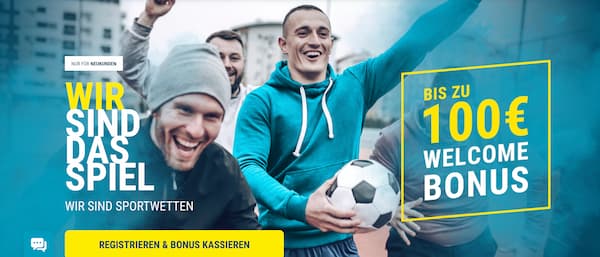 100 € Neukundenbonus bei sportwetten.de sichern