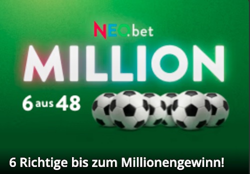 6 Richtige für die Million bei Neo.bet