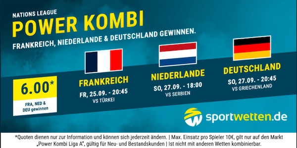 sportwetten de power kombi zur nations league auf frankreich niederlande und deutschland gewinnen