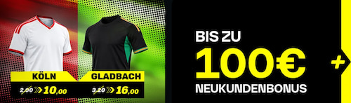 Quotenboost DAZN Bet KOE BMG 11.10.