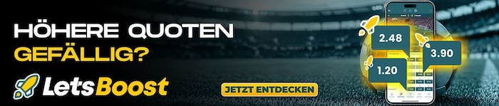 Letsboost Aktion des Buchmachers Letsbet